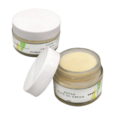 Voedende crème met arganolie en olijfolie uit Kreta, Cretanthos verzorgingsproduct