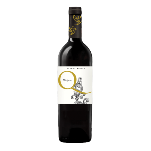 Frisse Sauvignon Blanc witte wijn uit Kreta – Klados His Queen Griekse wijn fles