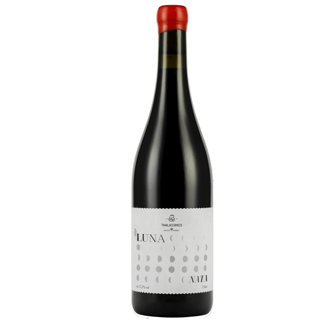 Diep rode natuurwijn uit Kreta – Thalassinos Luna Nata blend van Syrah, Kotsifali en Liatiko